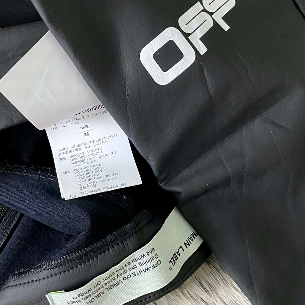 OFF WHITE BY VIRGIL ABLOH HIGH-RISE LOGO CAPRI 38 - Picture 14 of 15